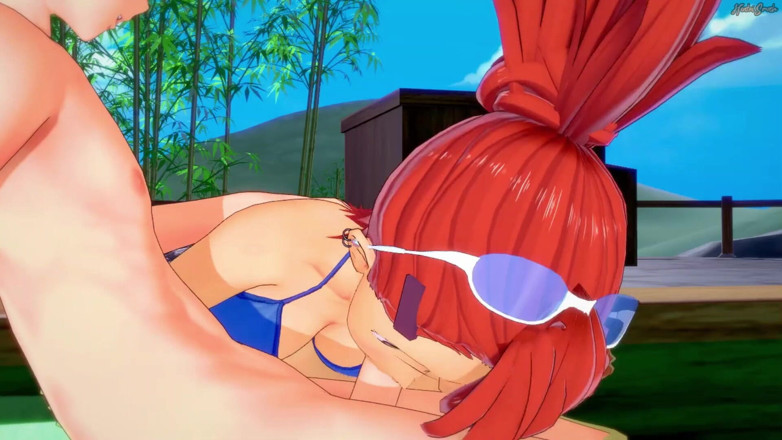 Hentai Smash: Frankie Foster dapat pancutan muka, kemudian dia dikongkek dalam tab...