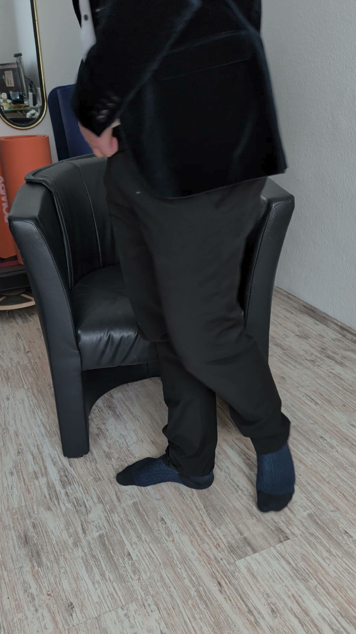 Alex Butt: Puppy in Suit undresses, masturbates and cums