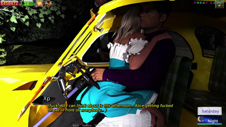 Porny Games: スローゲームズの『不思議の国のアリス』 - 老人の中出し 若い女性 11