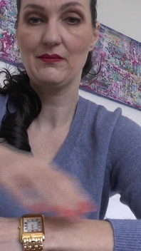Masturbando-se para relógios de pulso de ouro, JOI, Lady Victoria Valente