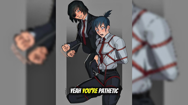 Angular Dominique: 섹시한 펨돔 만화 - 변태 지배 이야기