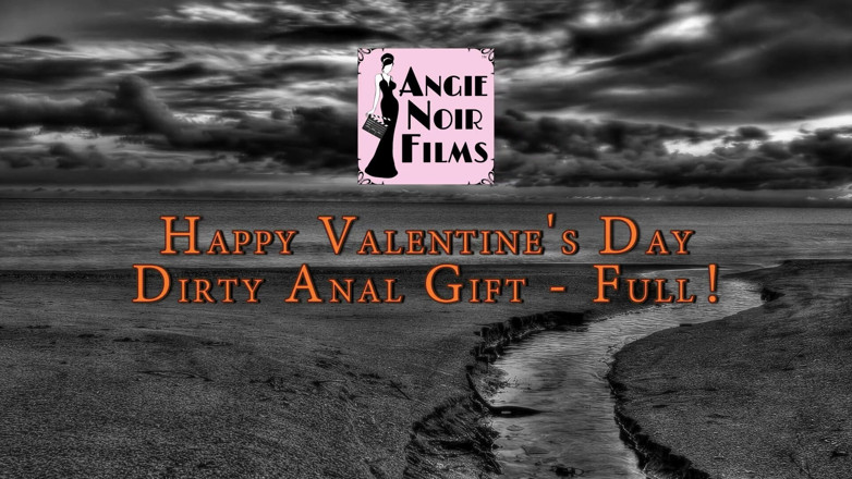 Angie Noir: Stepson's Valentine's day dirty anal gift with Angie Noir
