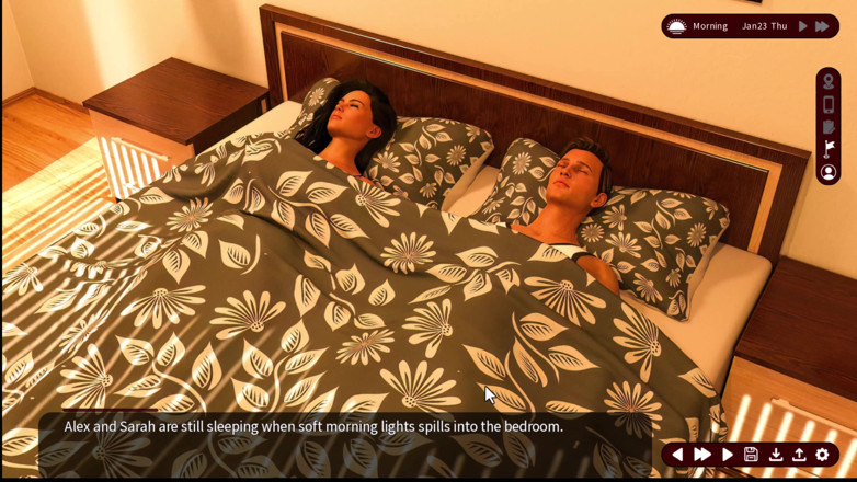 Johannes Gaming: 欲望のささやき - フェイスフル・パス9 サラがアレックスと本当に良くセックスした
