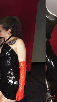 Double Anal Punch Fisting Ft German Latex Mistress Miss Medea Slave Maz Morbid