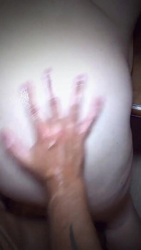 Cheating Wife Fucked on the Dining Table! Horny Curvy Slut Oiled up