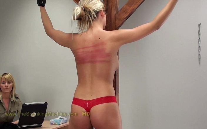 The Spanking Machine: Jessie đánh đòn máy - quất lưng trần
