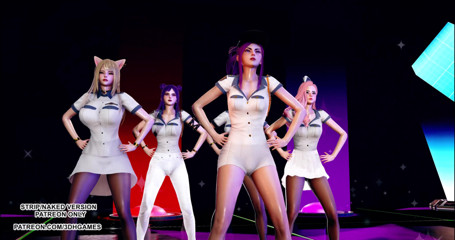 3D-Hentai Games: Itzy - Wannabe hot kpop dance KDA Ahri Akali Kaisa Evelynn...