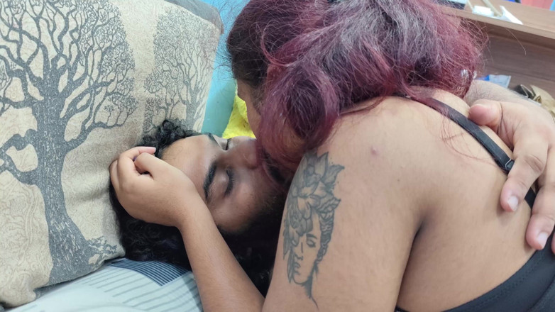 Vaigavarun45: Girl Play with Penis She Kisses Boy Lips Then Boy...
