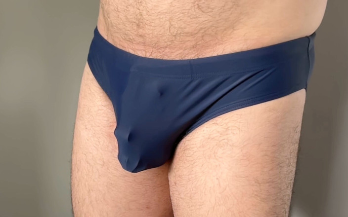 Speedofanboy: New Blue Speedo dan Chastity Cage