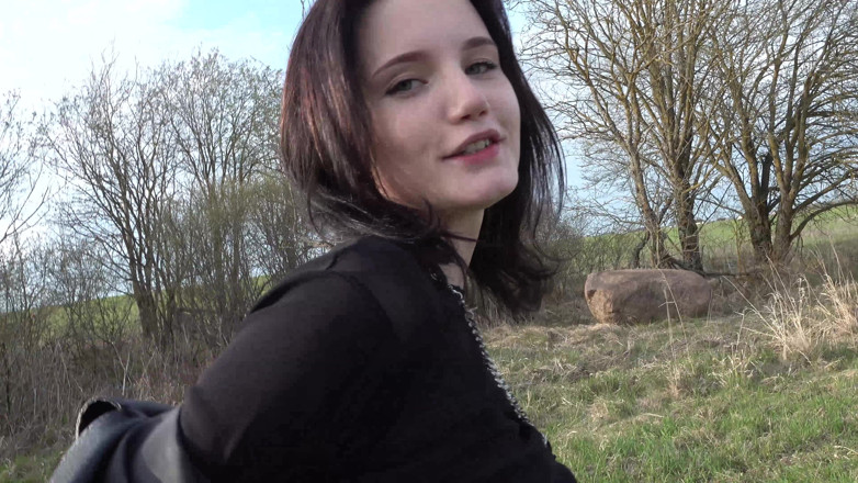 ValterKaro: A Young, Hot Woman with Big Tits Stopped a Motorcyclist...