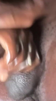 Horny Breeding Big Black Cock Stroking and Cumming Hard