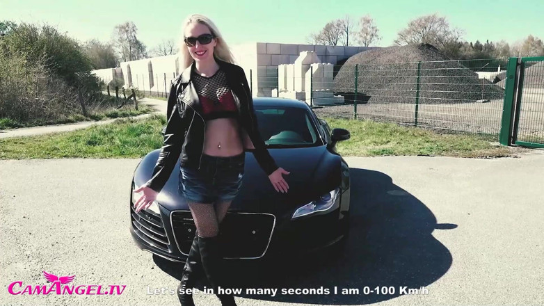 CamAngel: Audi R8 testrit &amp; buitenporno