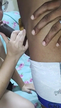 Swallowing the Lover's Cock in Front of the Humiliated Cuckold