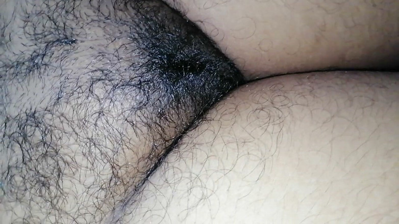 Sweety In Bed: Hairy Asian Tits Slow Strip Complete Body Show Before Fucking