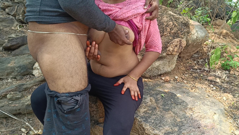 Palani69: Esposa infiel disfruta follando al aire libre con su amigo...