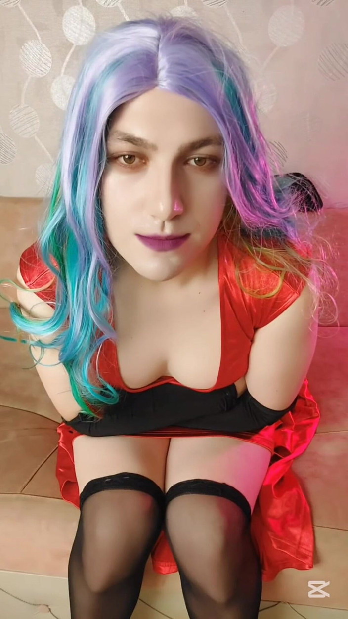 Kitty_Cross: Roztomilá a sexy: Uvolnění kouzlo crossdressera s bootylicious