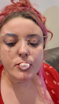 Four Girls Lollipop Chewing Gum Fetish Kissing Licking