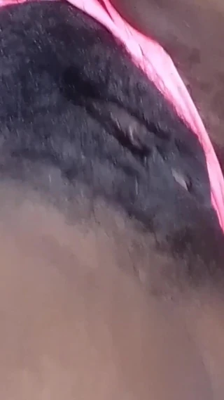 Super sexy ebony cuties: Rubbing My Hairy Pussy Threw My Knickers Amazing Moaning Orgasms