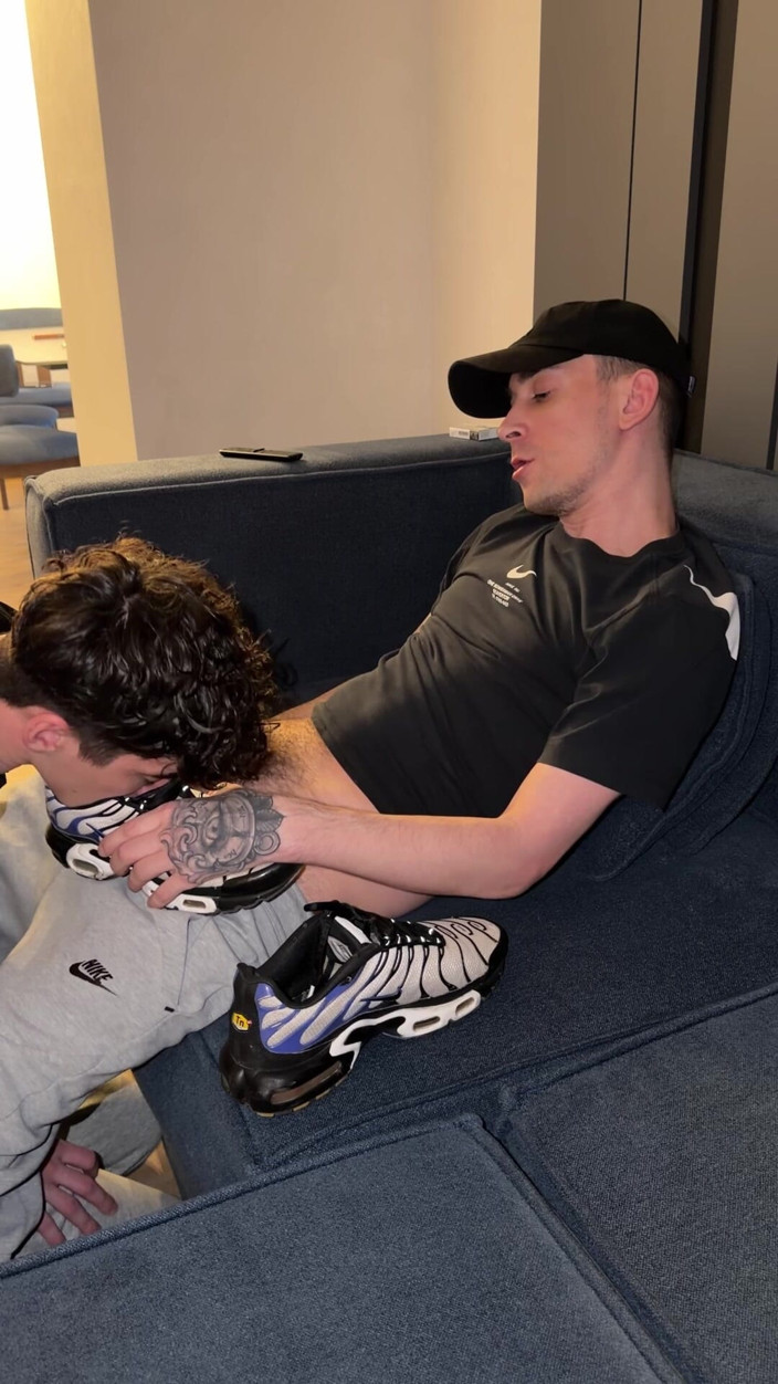1JackDaniel: Sniffing Sneakers and Socks and Hot Sex
