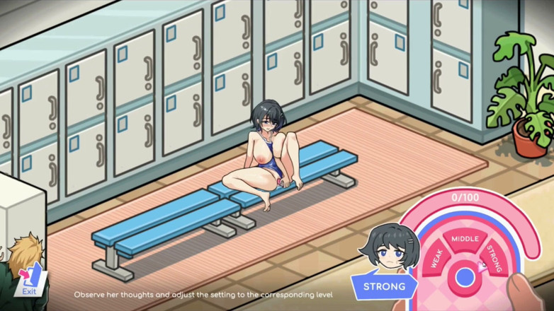 NSFWOtaku: Hentai Game - Cảnh phòng trưng bày tình dục đam mê Aoi -...