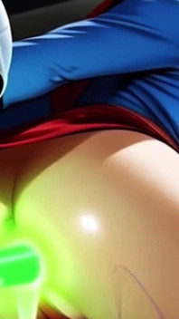 Supergirl é sondada e lambida durante uma aventura espacial
