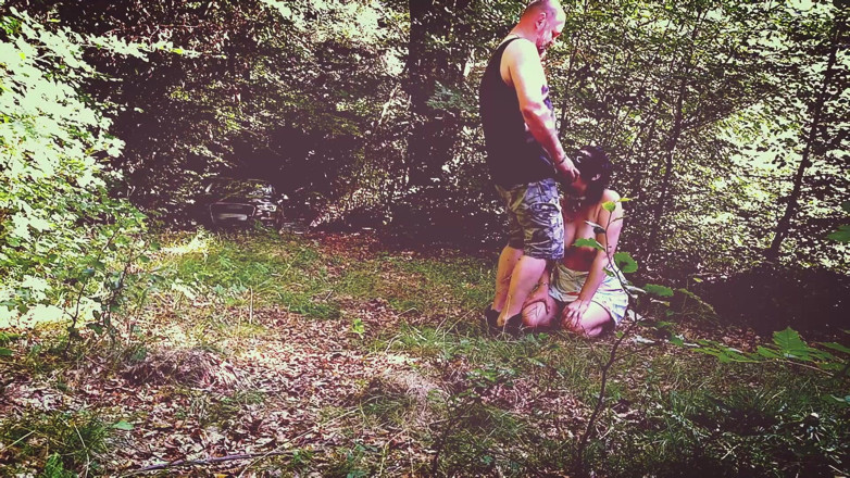 Toilet Mommy: Milf slut training in forest