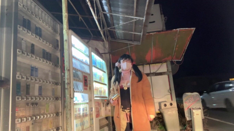 megu2002: 야간 전화 부스와 자판기에서의 자기주교육 No39 노출