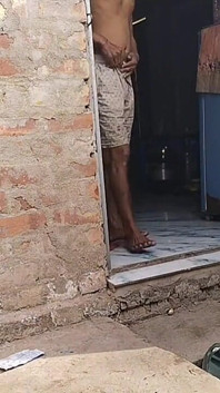 India ama de casa folla al aire libre con vecino cuñado