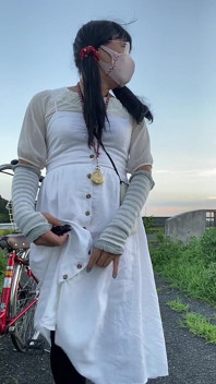 No. 306 Outdoor Exposure in a One-piece Dress