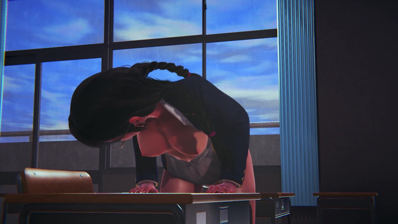 Waifu club 3D: 대학 책상에서 따먹히는 DVA
