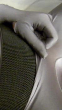 Speciální kouření grey zentai