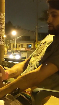 Jerking off in the street and getting caught multiple times