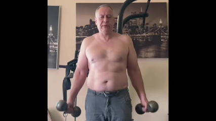 Alex Art: Fit Old Man Masturbating After Workout