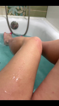 It's so Nice to Relax After a Day at Work in a Hot Tub. Do You Want to Admire My Beautiful Legs?