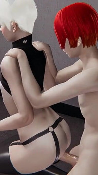 Yaoi Femboy - 빨간 머리에게 따먹히는 섹시한 고양이 펨보이 에릭 Boy.mp4
