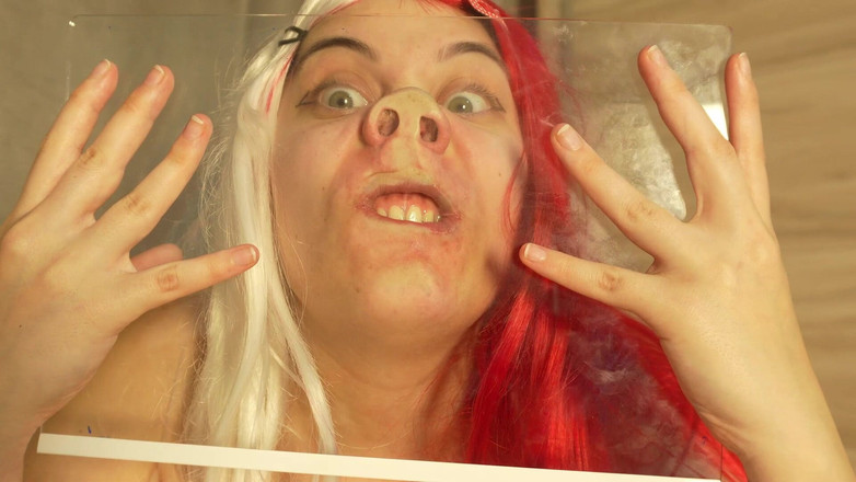 AmayaMori: 猪鼻子挑战 - 玻璃第一人称视角乐趣