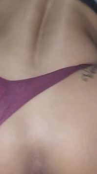 Brunette Feels Horny When Giving Her Ass