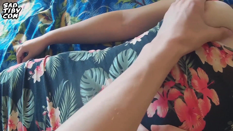 Sad Tiby: Horny girl sex while parents are not home - cumshot