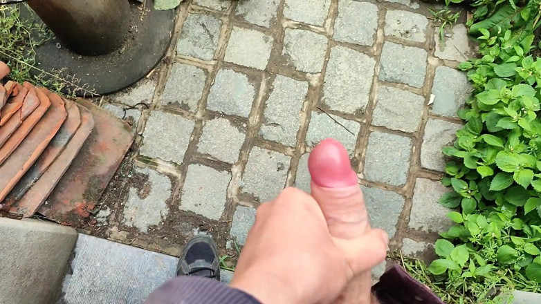 Sara B: POV: Outdoors cum