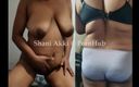 Shani Akki: Madura indiana esposa brincando com seus peitos grandes e recebendo...