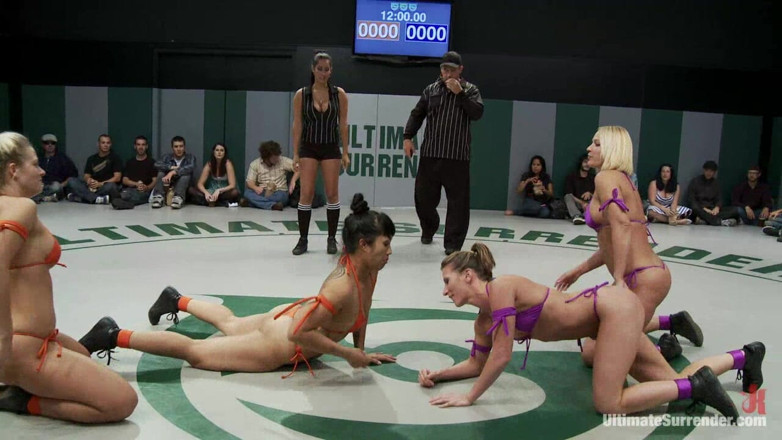 Ultimate surrender by Kink: 5 Girl Rough Sex Gang Bang on Ultimate Surrender. Losing...