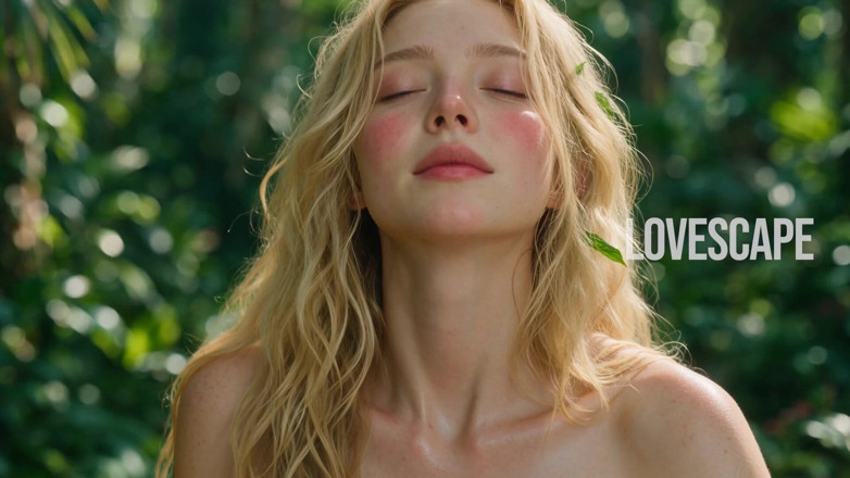 Lovescape: Rubia del bosque juega con ella hasta el orgasmo ai