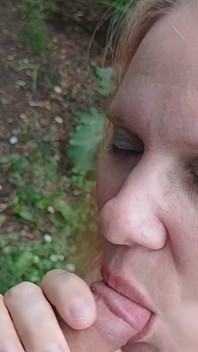 I'm a Russian Whore Wife Giving a Blowjob on the Riverbank in the City!