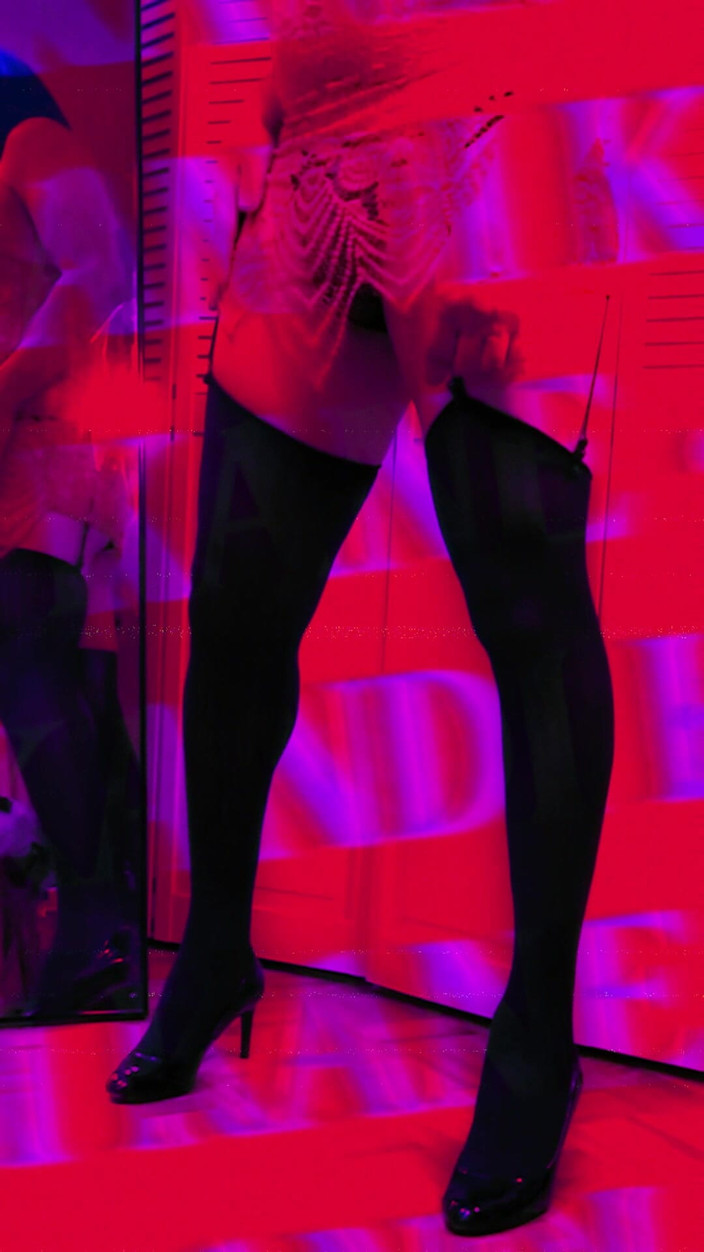 kandiKane: Kandi Ass Dancing in Red Cocktail Dress