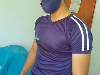 Charlieburrito: Hintli zenci yarağıyla mastürbasyon yapıyor