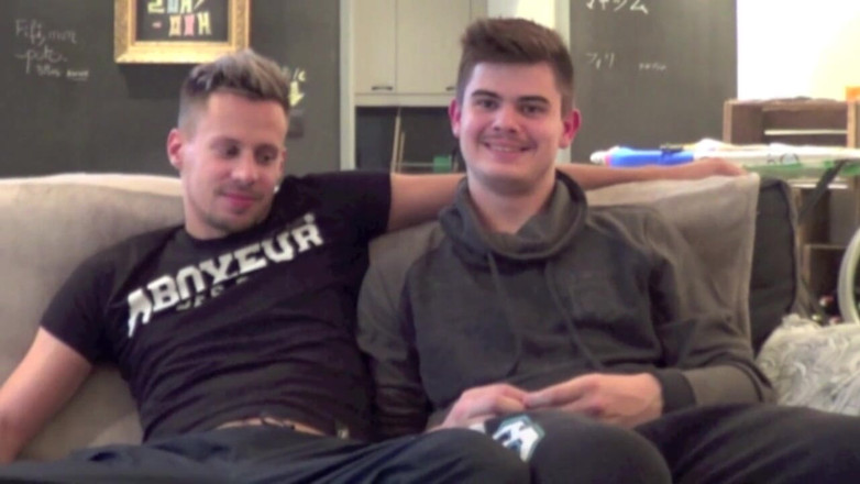 French twinks amator sextapes: Amateur sex tape with Filip and the twink Valerian