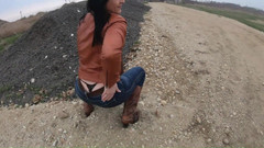 MilfyCalla: Hermosa sugar babe apretado jeans burlas - p1