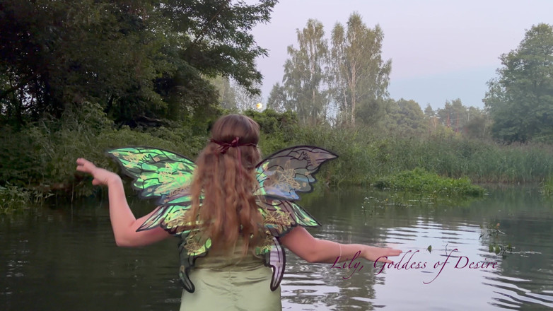 Lily, Goddess of Desire: The Water Fairy Appears and Tempts You as Darkness Falls