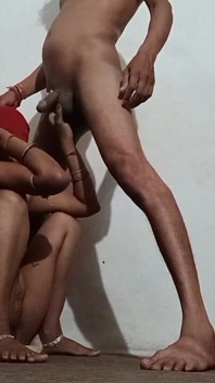 Beautiful Sonam Bhabhi Giving Blowjob & Standing Sex with Secret BF 02