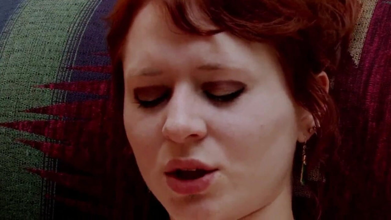 Sex Toy Entertainment: Ginger teen loves playing with her shaved pussy